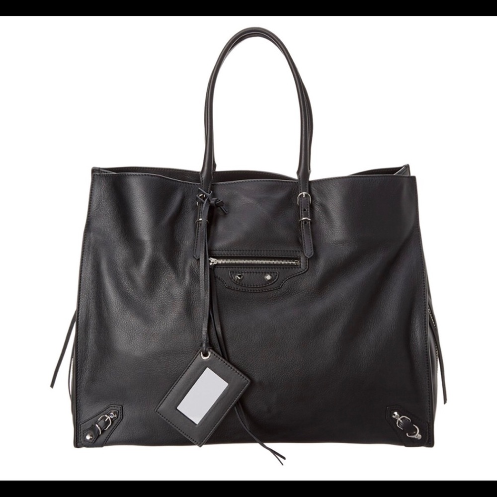Balenciaga Papier A4 Zip Around Leather Tote NEW